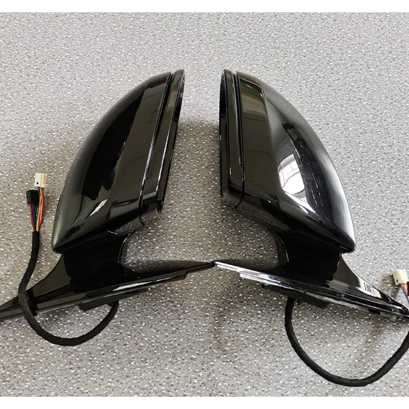 

Car Reversing Mirror Wing Rear View Mirror Outside Turn Signal Light Black White For Mercedes-Benz S-class W222 2014-2020