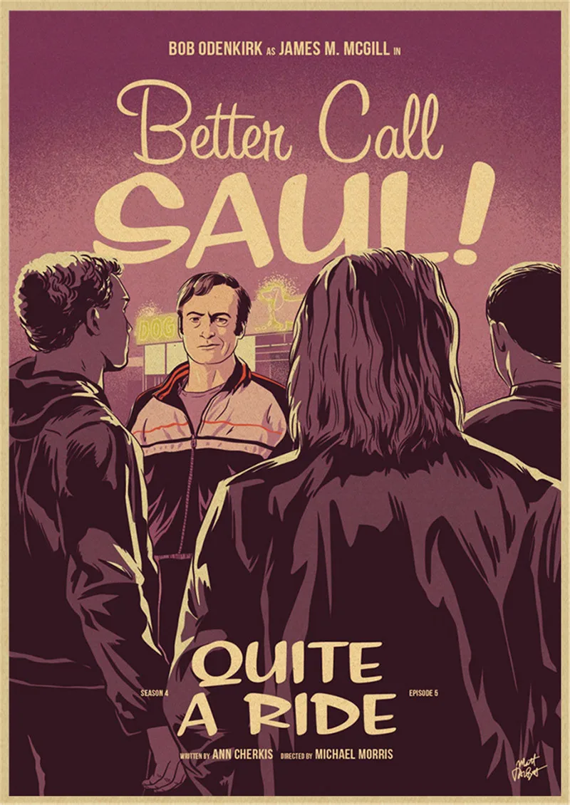 Настенные плакаты с надписью Better Call Saul настенные художественные украшения из