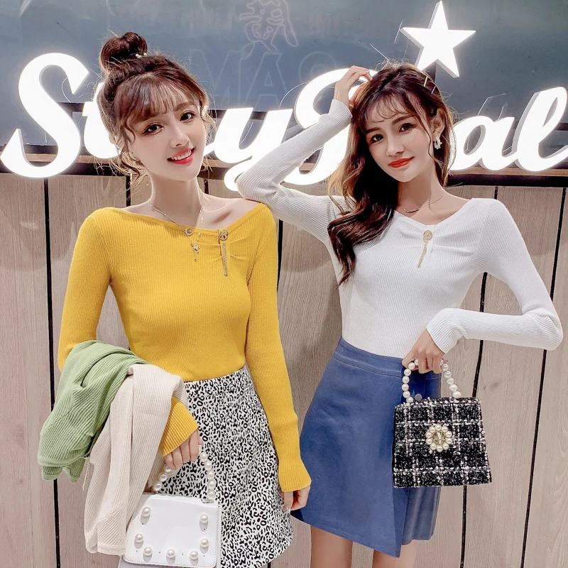 Осенне-зимний женский свитер высокого качества с круглым вырезом бесплатная