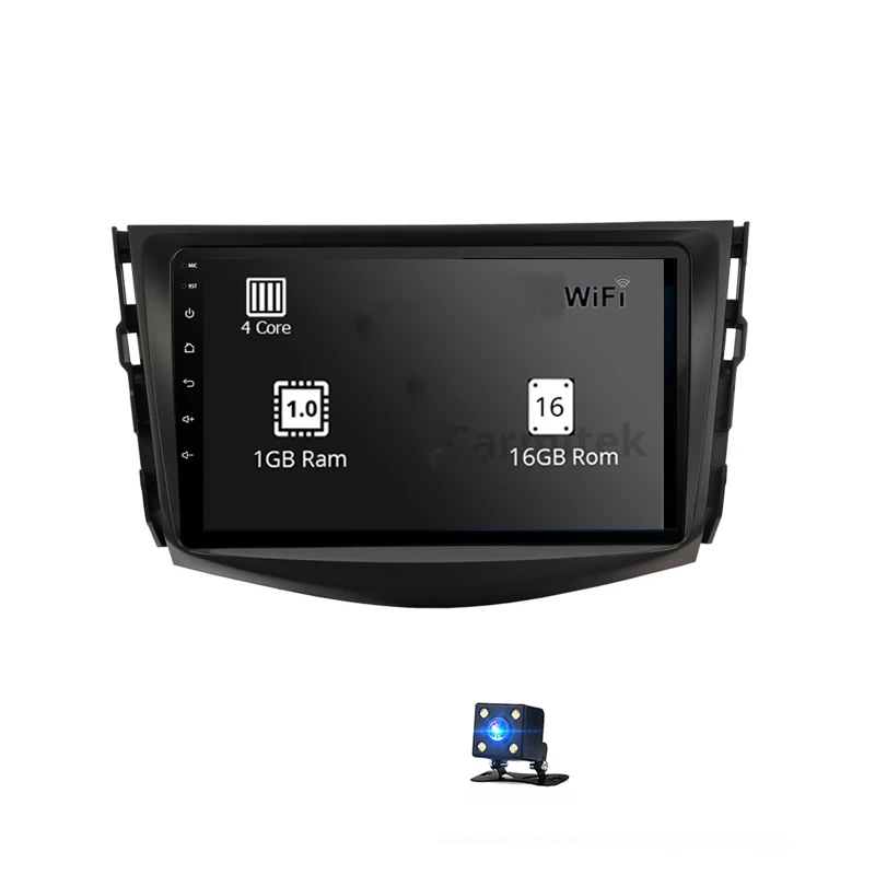 1G 16G Camera Автомобильный мультимедийный плеер Android 8,0 2 din автомобильный dvd gps навигатор для Toyota RAV4 Rav 4 2007-2011 Автомобильный Радио стерео - Цвет: 1G 16G Camera