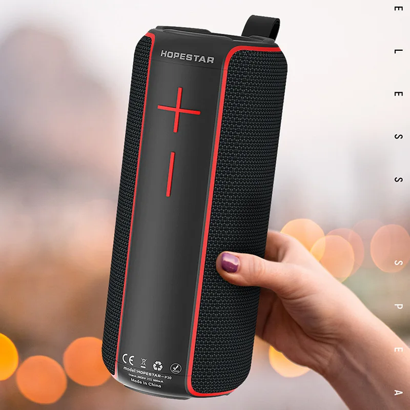 

Беспроводная уличная Bluetooth Колонка IPX7, водонепроницаемая колонка с двумя динамиками, супер басовый сабвуфер с батареей большой емкости 3000 м...