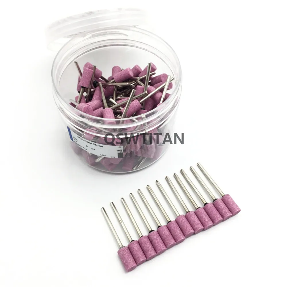 100pcs Dental Gravel Ceramic Coarse 2.35mm FG Burs Polisher Teeth Polishing