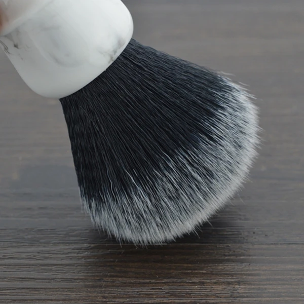 

Soft Synthetic Hair Shaving Brush, Beard Brush Quality Nylon Hair Brush, Marble Artificial Hair Beard Brush, for Man Wet Shave