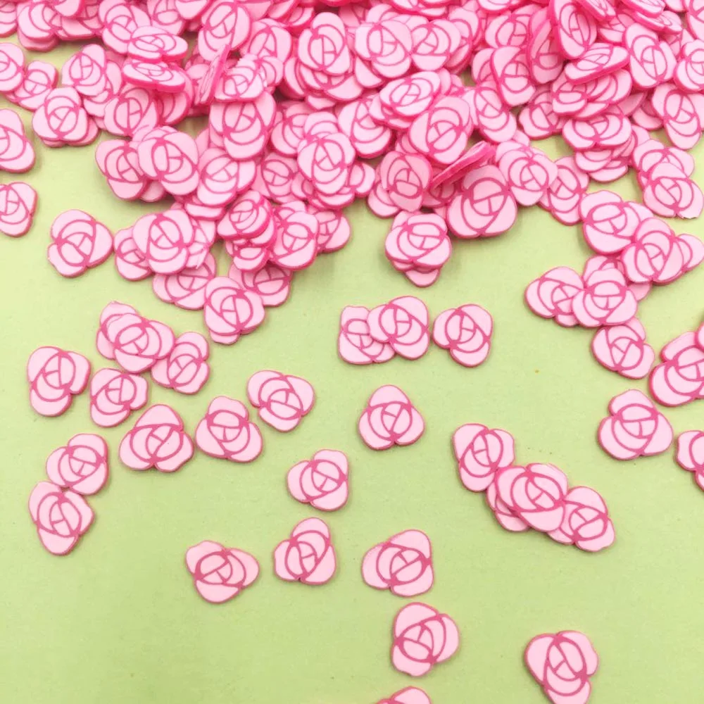 50 г Роза из полимерной глины с цветочным узором Ярко-глина посыпка для ремесел