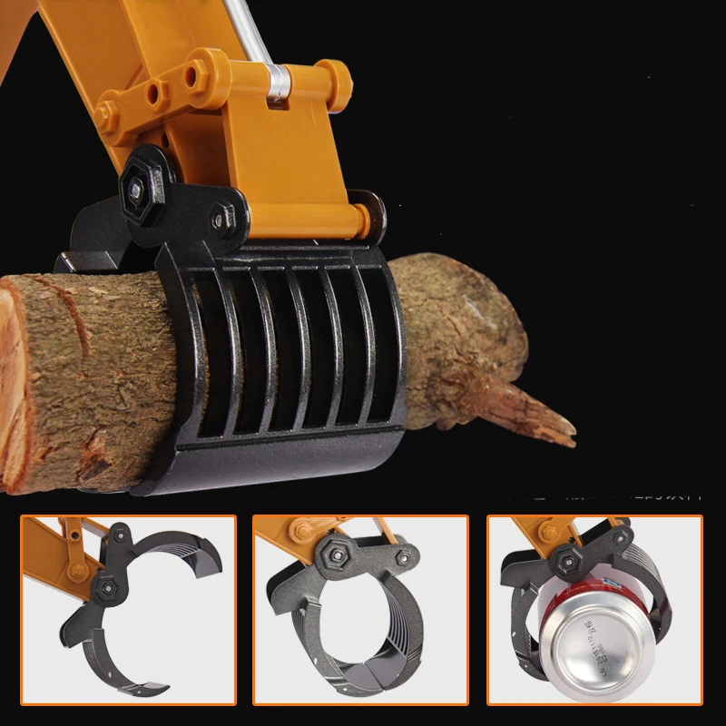 HUINA игрушечный автомобиль 1/14 Rc машина для захвата дерева из сплава гусеница 2 4G 16