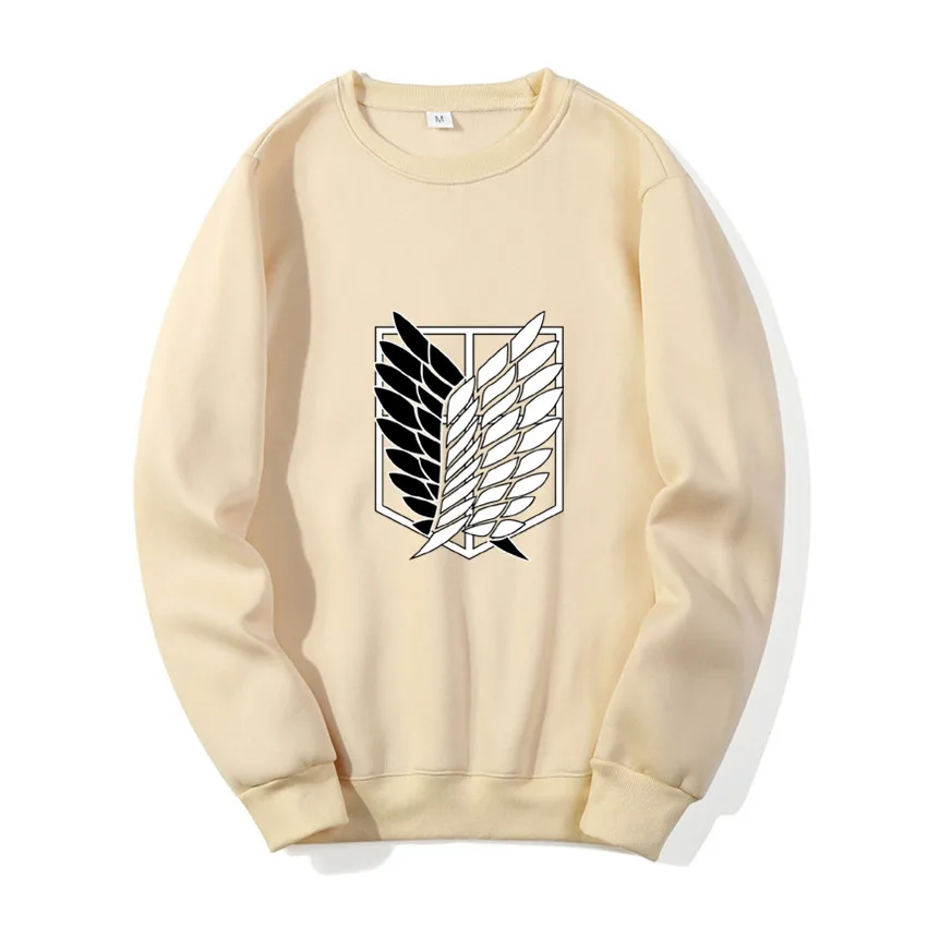 

Attack on Titan Hoodies Women Aesthetic Oversized Harajuku Sweatshirts Fashion Unisex Wram Long Sleeve Kawaii O-neck Clothes