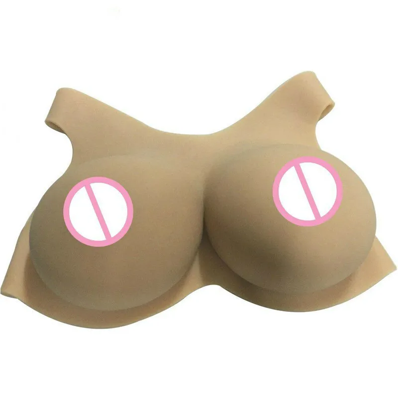 Women Fashion 1600g Silicone Breast Forms Fake Boobs Shemale Bra Transgender Crossdressers Handmade Top Selling Product In 2019