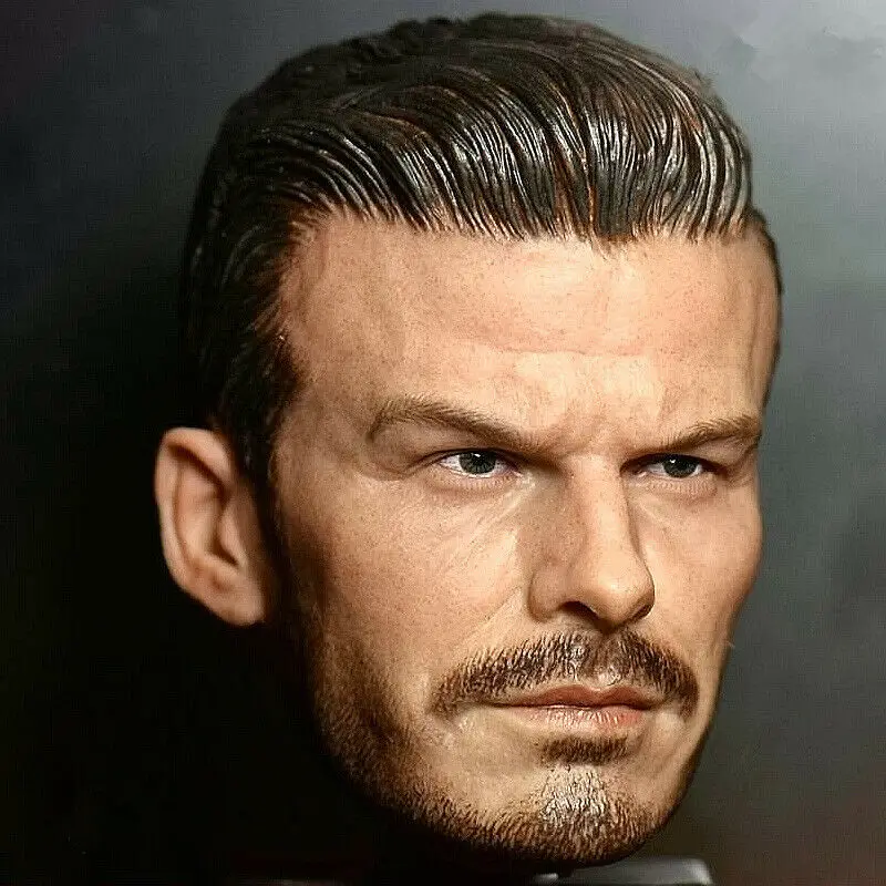 

1/6 Young Beckham Head Sculpt Male Soldier PVC Carving Model Fit 12'' PH TBL JO Action Figure Body