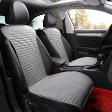 2020 Car Seat Cover 4 Season Flocking cloth Cushion non slide Auto accessories Universal keep warm winter for vw polo RU1 X40