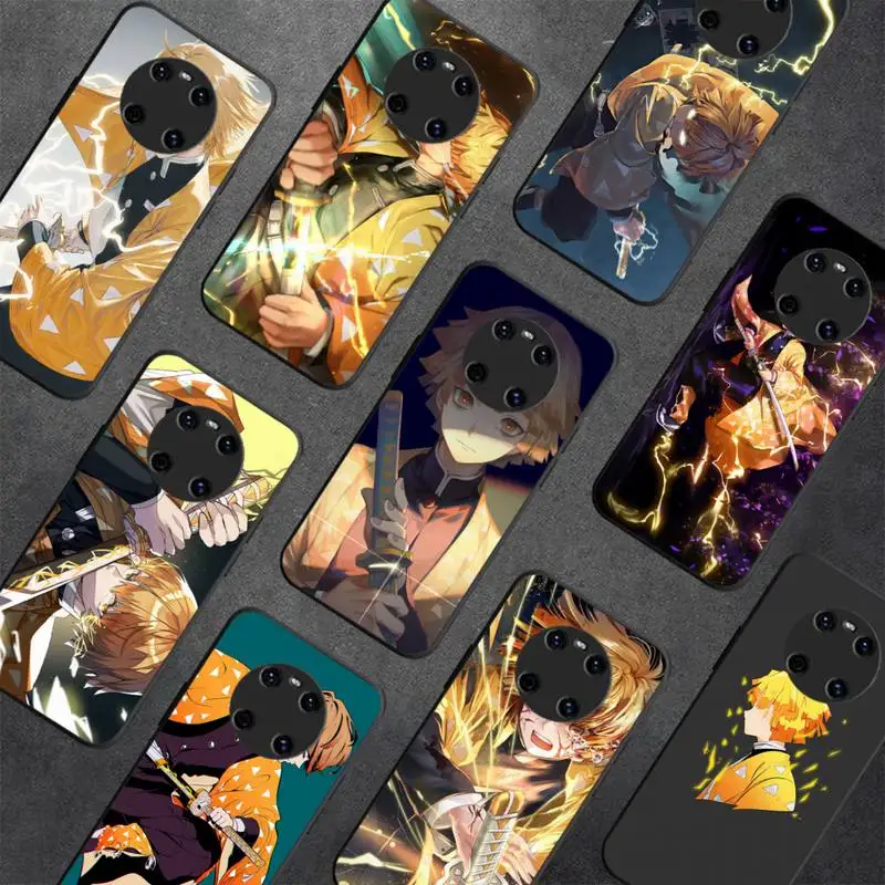 

Demon Slayer Agatsuma Zenitsu Phone Case For Huawei Y 5 Y6 2019 Y5 2018 Y9 2019 Luxury case for 9prime2019