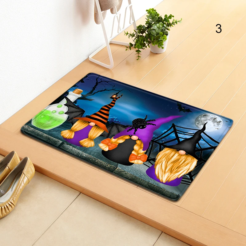 

Creative Halloween Doormat Absorbent Non-slip Pad Personalized Blanket Mat For Bathroom Living Room