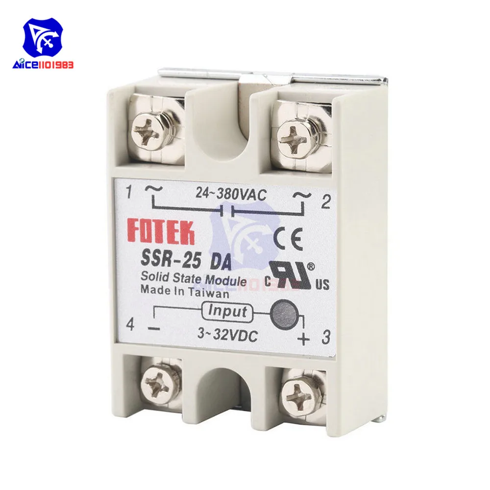 Твердотельное реле diymore SSR 25DA|dc dc|relay dcrelay 25a |