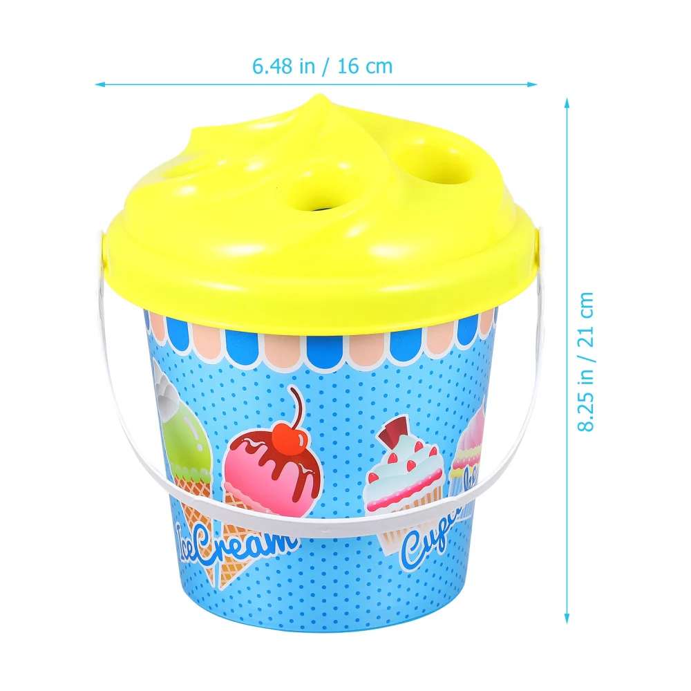 

1 Set/11pcs Funny Beach Toys Ice Cream Mold Set Kids Summer Beach Bucket Toys