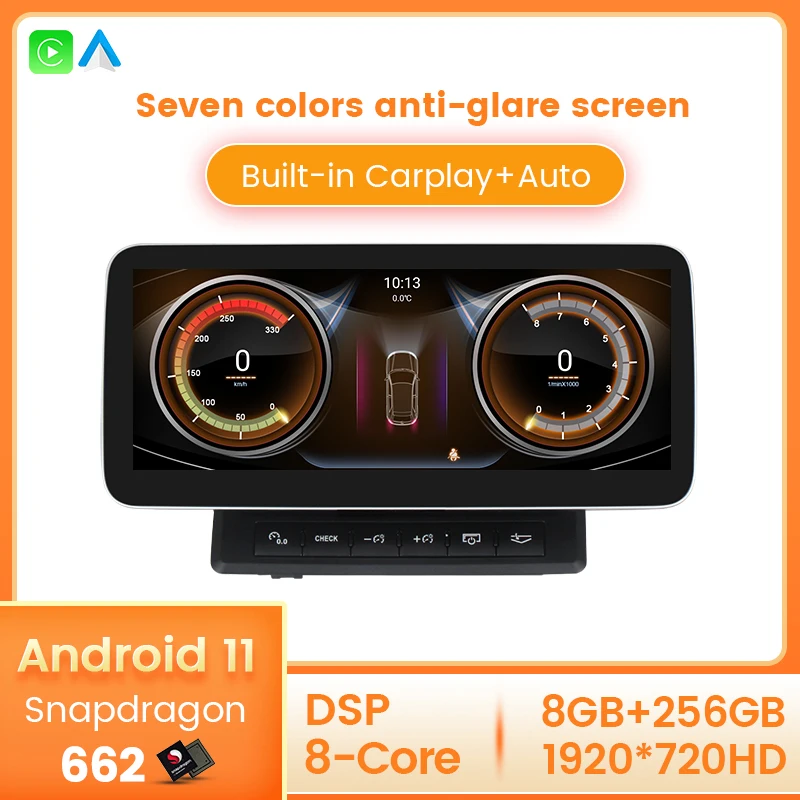 MEKEDE Snapdragon 662 8 + 256G Автомобильный радиопроигрыватель мультимедийный для Audi A6 C6 4f 2005