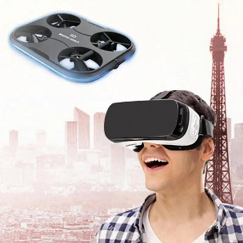 Wi-Fi FPV HD камера Квадрокоптер Дрон легкий в эксплуатации с оптическим потоком воздушный фотограф Квадрокоптер RC Дрон Карманный 720P
