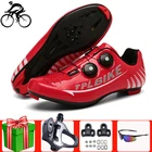 Сверхлегкая самоблокирующаяся дорожная велосипедная обувь, профессиональная велосипедная обувь, велосипедные кроссовки унисекс