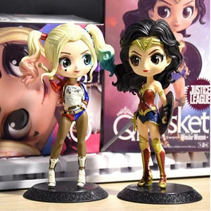 15cm Superheroes The Flash Aquaman PVC Figure Collectible Model Toys for Children Anime Figure Robot 1/60