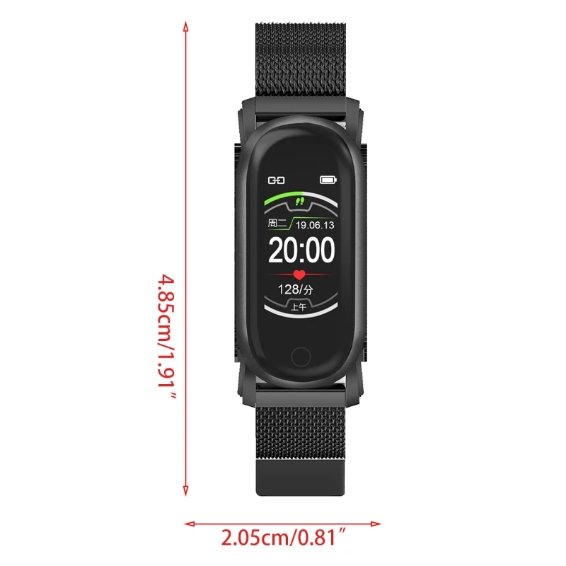 

Smart Bracelet Sport Watch Menstrual Period Reminder Fitness Tracker Call/SNS Reminder Step & Calorie Counter