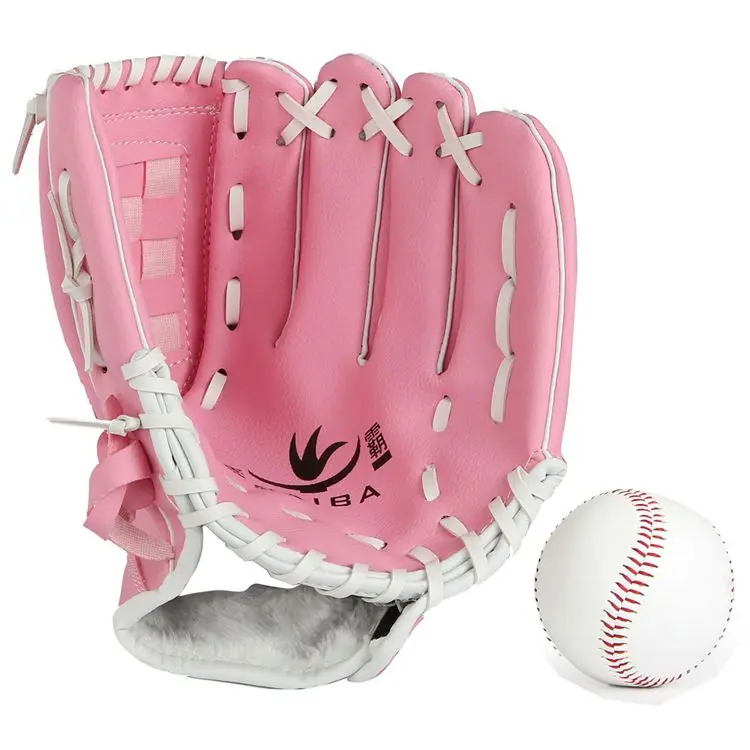 

Pink Training Baseball Glove Non Slip Left Hand Catchers Baseball Glove Softball Pitcher Guantes De Softbol Outdoor Sports