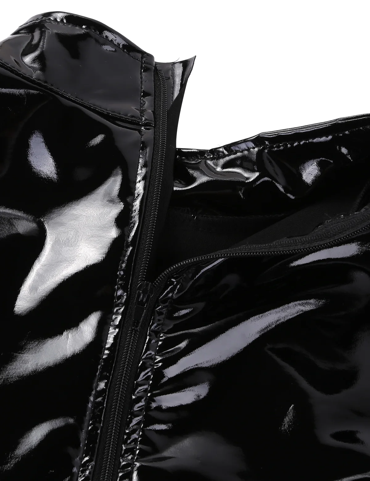 Новинка Для женщин Горячая Лакированная кожа High Cut Купальник Цельный боди с