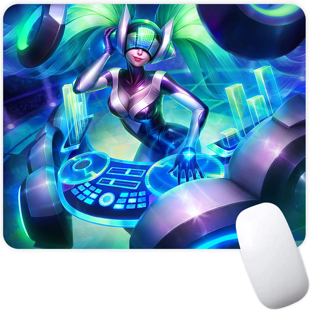 

League of Legends Sona Small Gaming Mouse Pad Computer Mousepad PC Gamer Mouse Mat Laptop Mausepad XXL Keyboard Mat Desk Pad