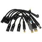 65W PD Тип C USB 3,1 Ноутбук Мощность адаптер кабель женский записные книжки Мощность разъем адаптера конвертер 4,0*1,35 5,5*2,5 4,5*3,0 4,0*1,7 м