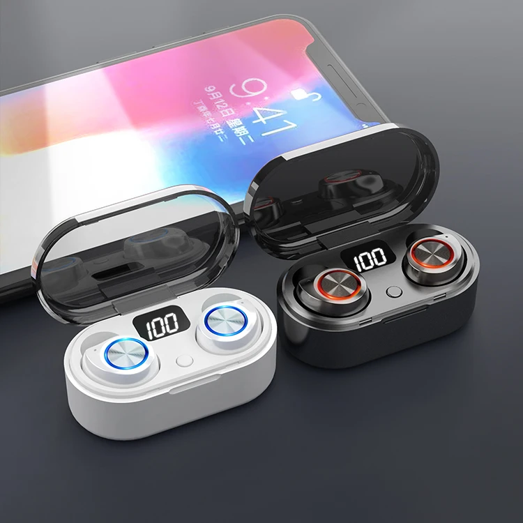 TW80 TWS Bluetooth True Wireless 5 0 наушники Спортивная стереогарнитура для бега светодиодный