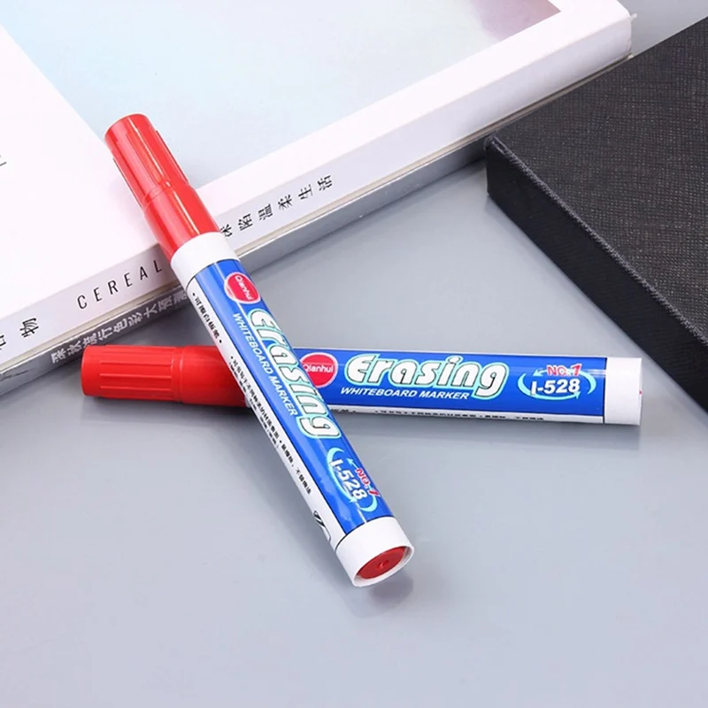 

10 pcs/lot Colorful Whiteboard Pen Black White Red Board Markers School Supplies Children's Drawing Pen for Clothing Graffiti
