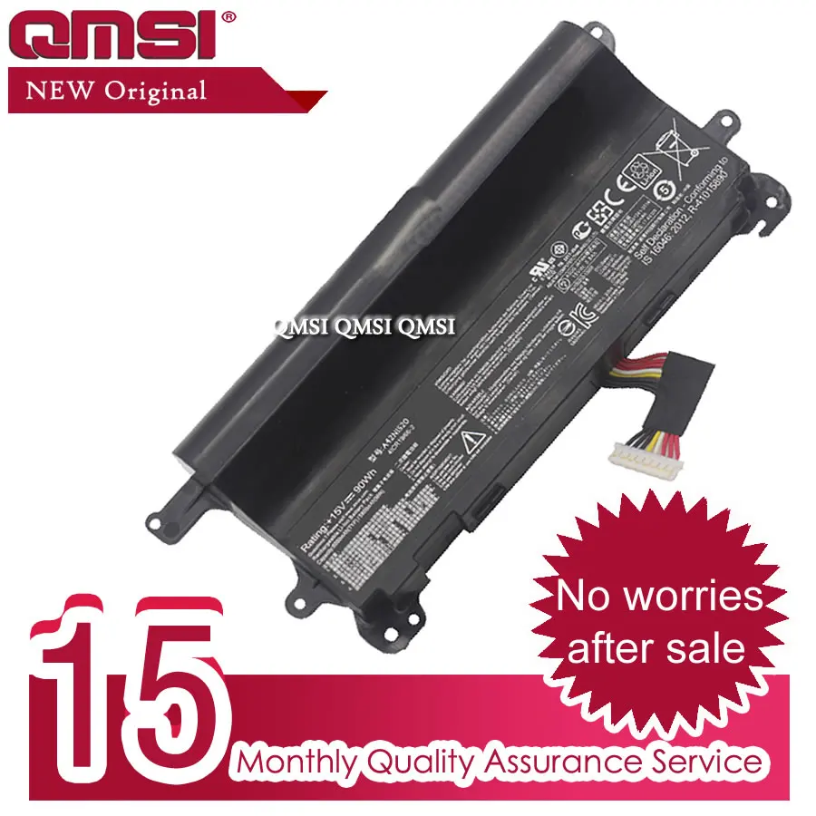 QMSI 15V 90wh A42N1520 Аккумулятор для ноутбука Asus ROG GFX72 GFX72VY G752VY серии GFX72VL6700 GFX72VT6700 GFX72VY6700