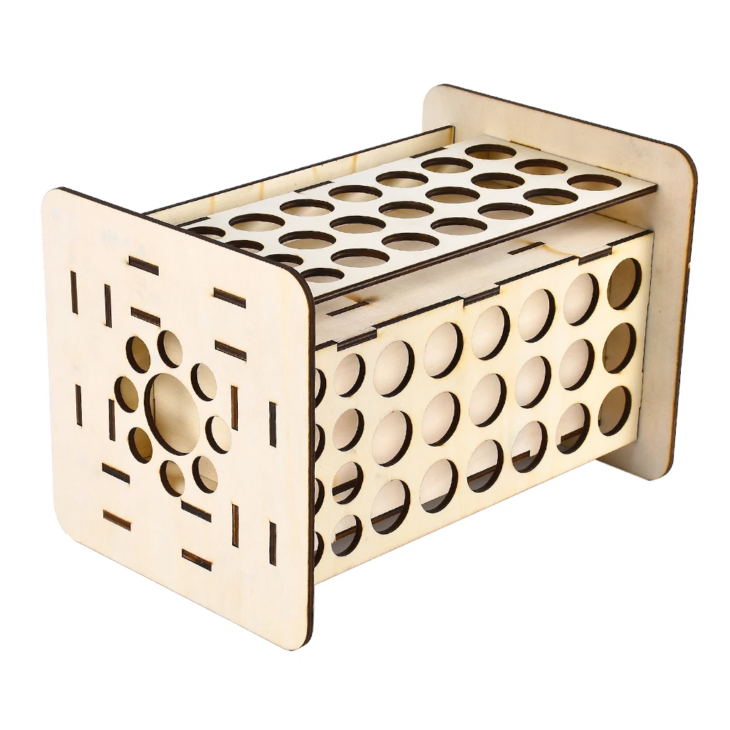 Настенная стойка для краски держит 113 отверстия живопись Эфирное кисточки