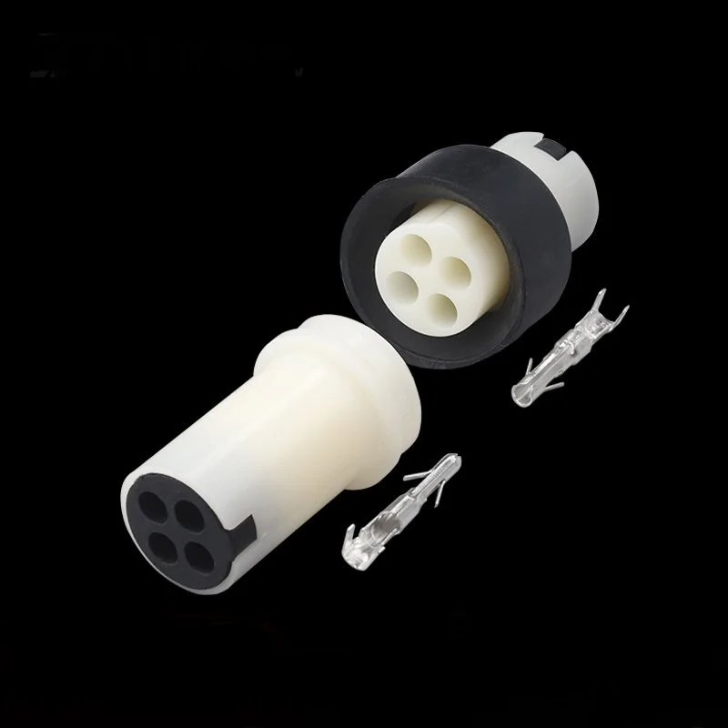100 Sets 4 pin way automotive terminal molded case plug spring Circular waterproof connector cylindrical H0965-4P2162190 100 Sets 4 pin way automotive terminal molded case plug spring Circular waterproof connector cylindrical H0965-4P2162190