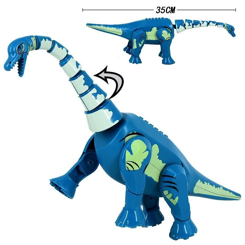 Модель динозавров Брахиозавра Юрского периода фигурки конструкторы