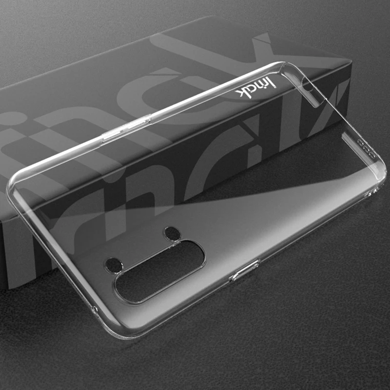 Чехол для OPPO Reno 3 прозрачный износостойкий жесткий чехол IMAK из поликарбоната Pro