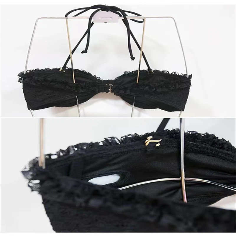 

2021 Fashion Korean Gathering Sexy Bikini Halter Split Swimsuit