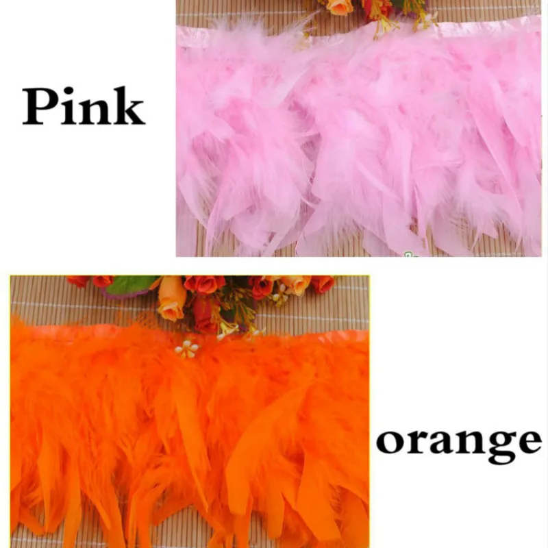 Перья индейки для рукоделия отделка бахромой перо Разрывное полотно боковой