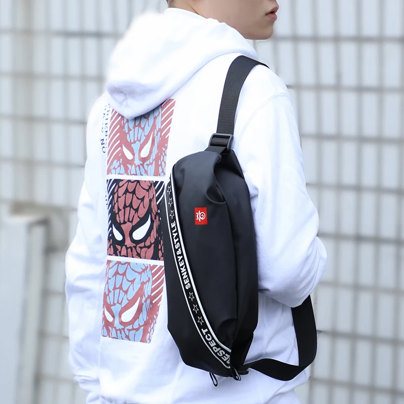 Мужские поясные сумки SenkeyStyle многофункциональные нагрудные сумочки из ткани