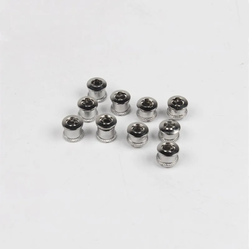 

100 шт. 8,5 мм болты с двойной звездочкой для велосипеда, гайки 8,5 мм, сталь для горного и дорожного велосипеда, складной, для езды на велосипеде, ...