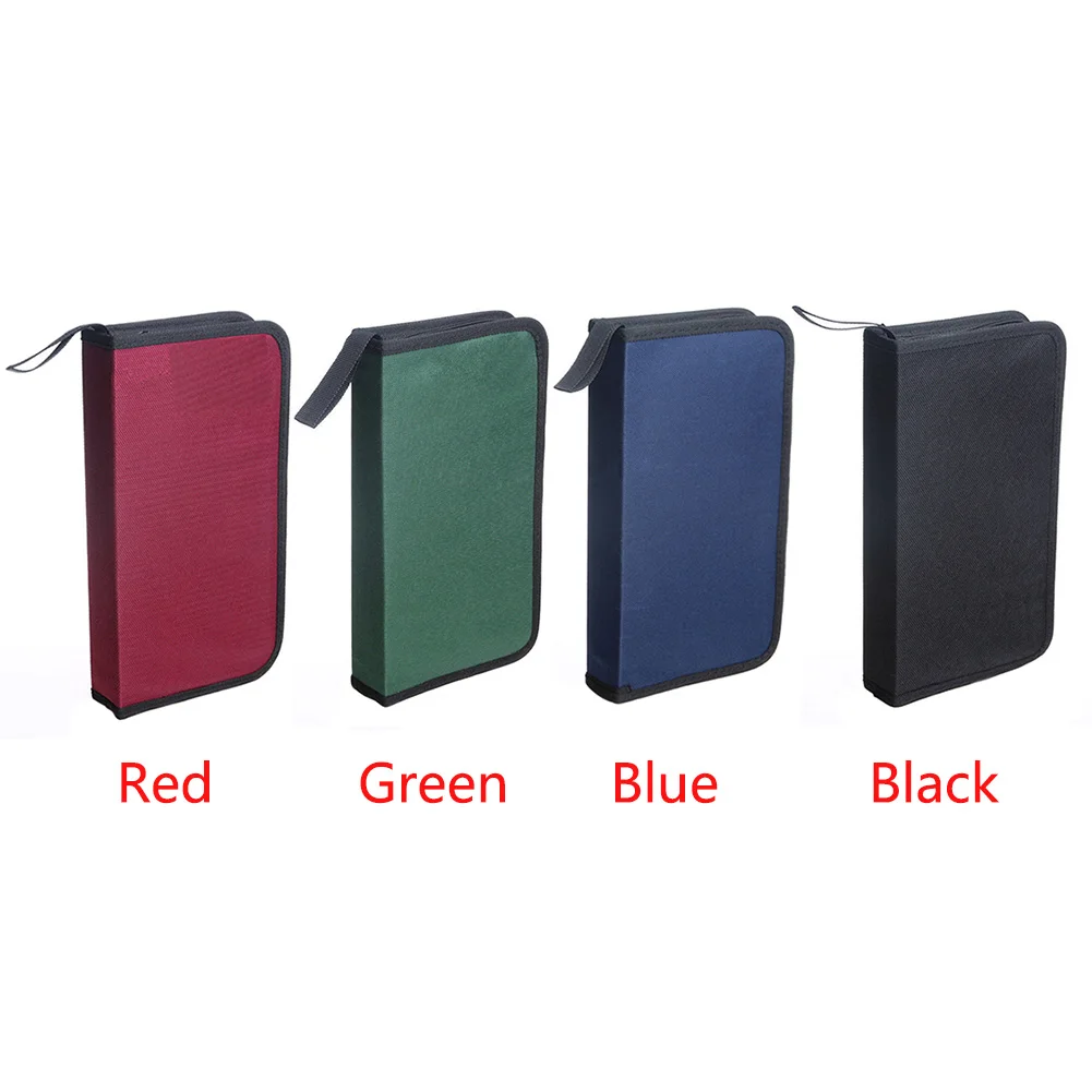 Ткань Оксфорд программное обеспечение система CD мешок 80 дисков удобный чехол для