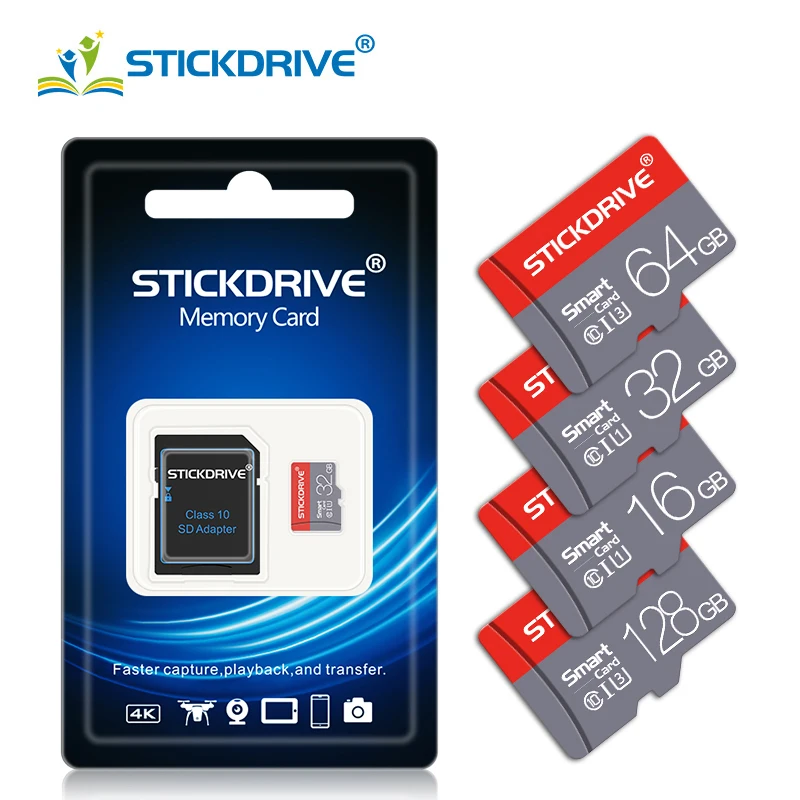 Высококачественная TF карта 16 ГБ 32 64 128 класс 10 водонепроницаемая micro sd мини флэш