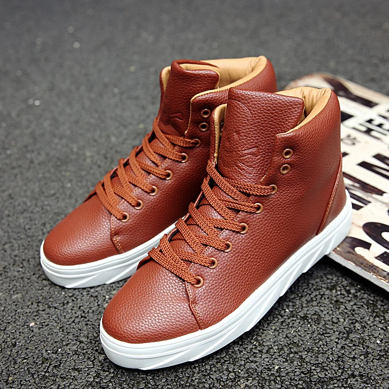 

Men's lightweight breathable skateboard shoes breathable street sneakers high-top flat shoes sneakers walking shoes men shoes