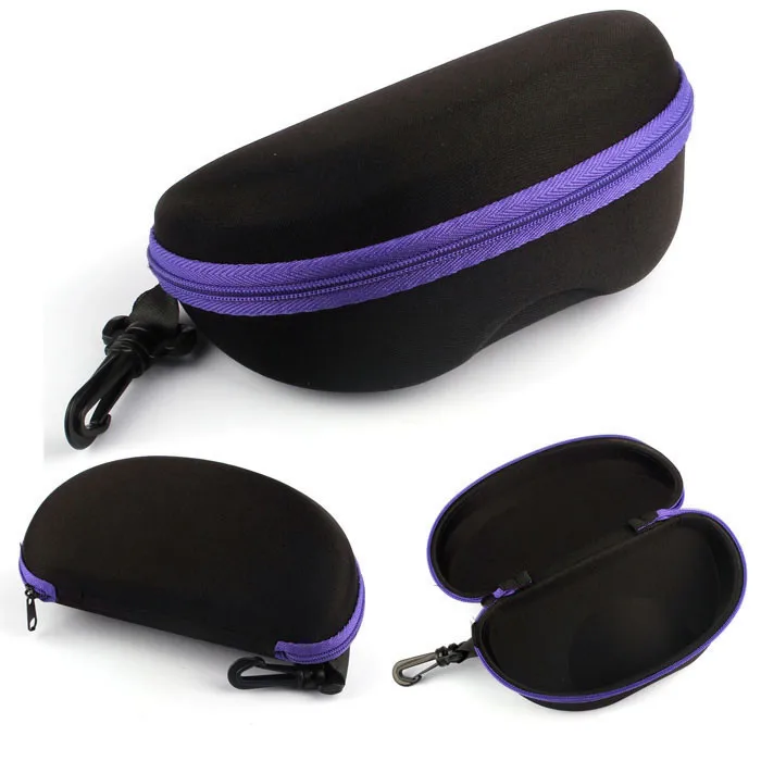 1 шт. Портативный карабин EVA очки жесткий чехол для солнцезащитных очков на молнии