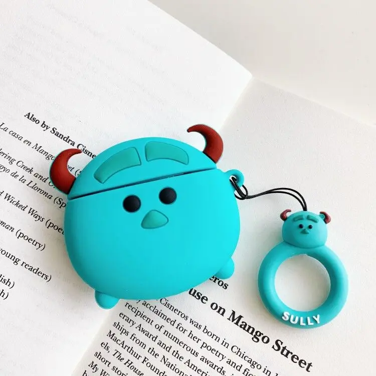 A6 Чехол для AirPods с милым рисунком персика авокадо, с петлей, мультяшный чехол для беспроводных наушников Air pods2, силиконовый чехол для наушников - Цвет: A6