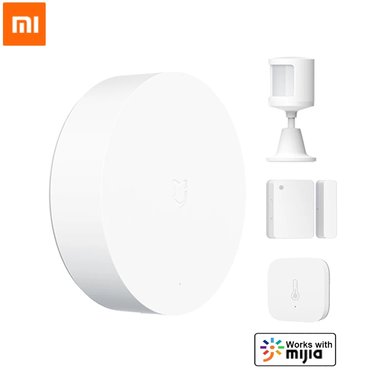 Набор для умного дома XIAOMI Gateway 3 датчик движения двери окна температуры и