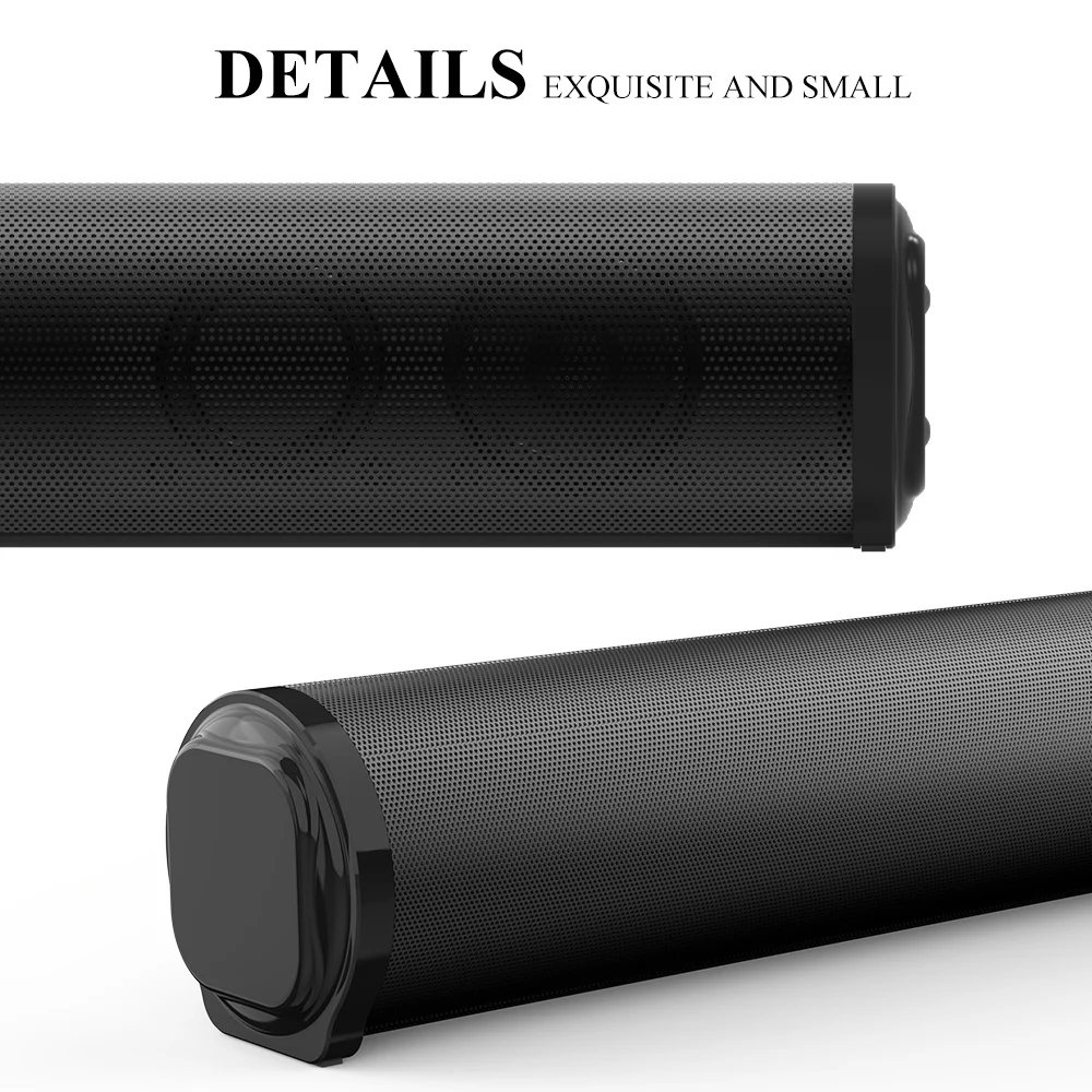 10 Вт ТВ-звуковая панель аудиоцентр проводной и беспроводной Bluetooth-динамик