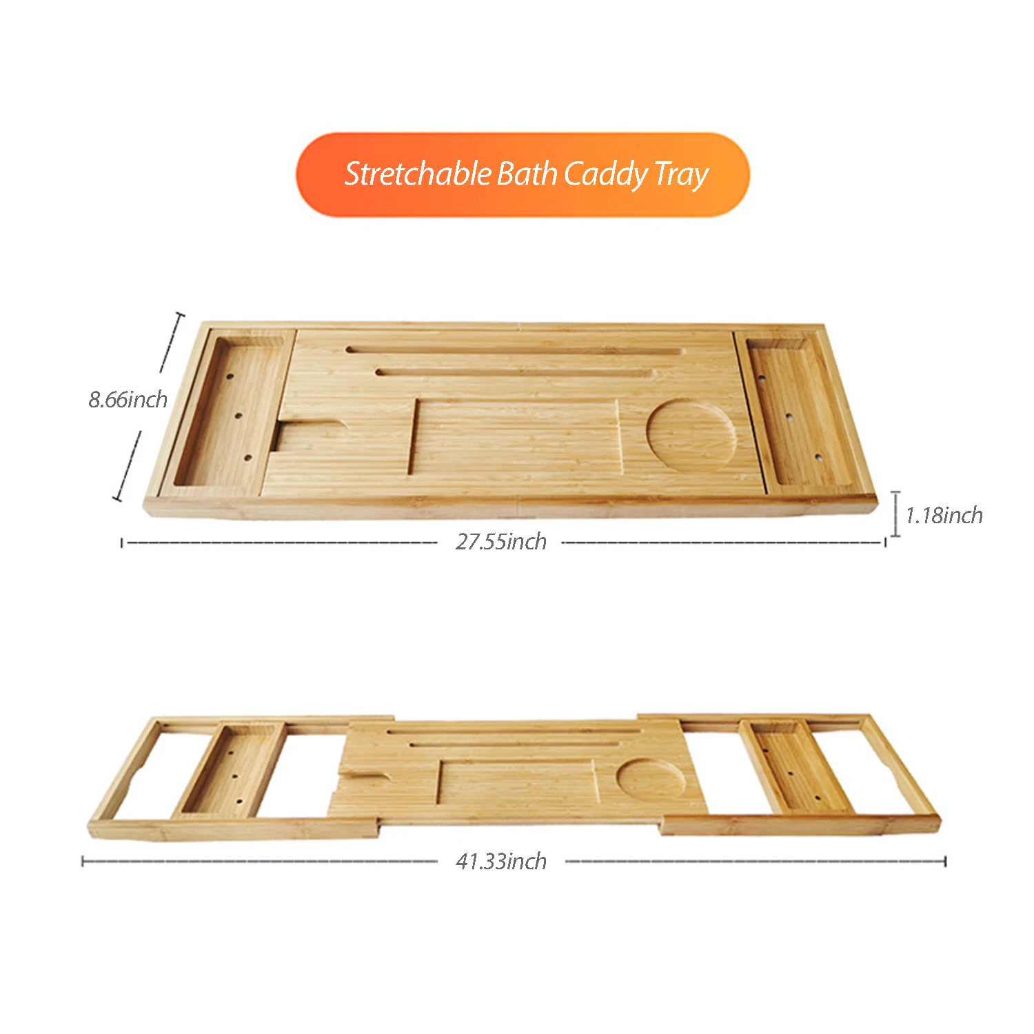 Выдвижная полка для хранения ванны поднос органайзер книжка Полка Для Хранения