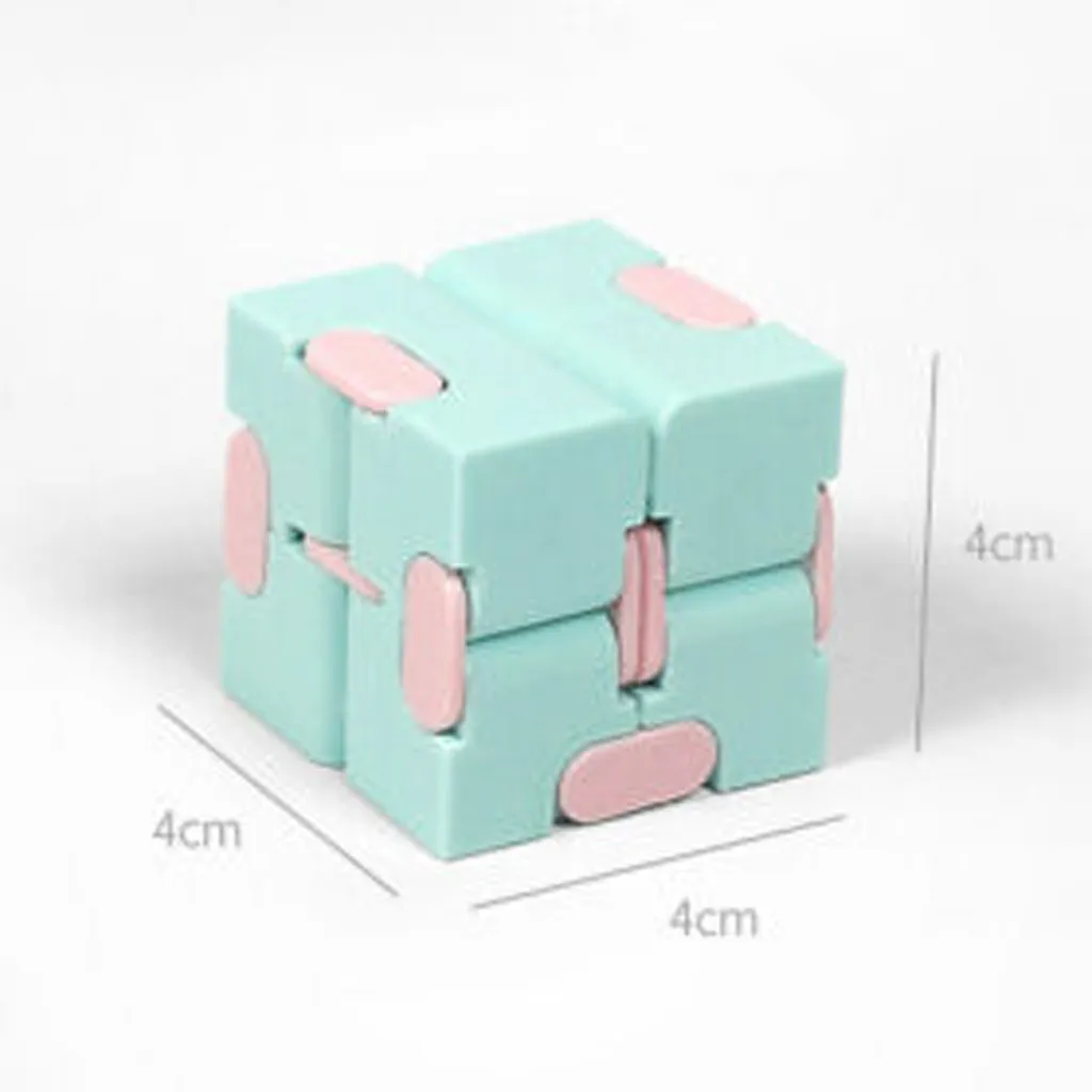 

97BC Decompression Toy Cube, Durable Exquisite Puzzle Cube Toy for Kids and Adults, Infinity Flip Cube