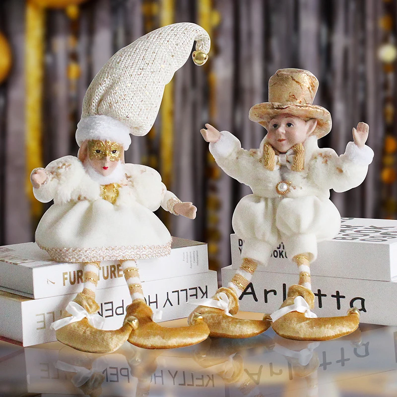 Технические украшения красивые плюшевые куклы с длинными ногами для