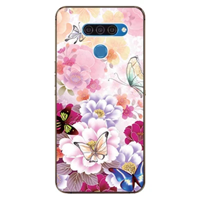 ТПУ силиконовый мягкий чехол с рисунком для LG G6 Противоскользящий задний