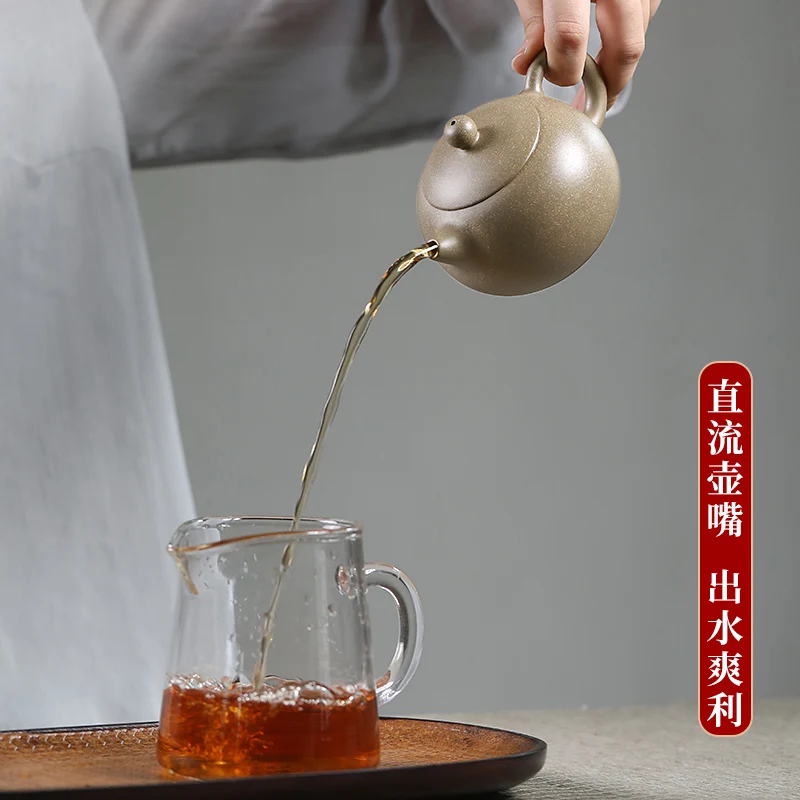 

Yixing GuYue hall are recommended pure manual single small kung fu tea tea set suits qing period of xi shi pot