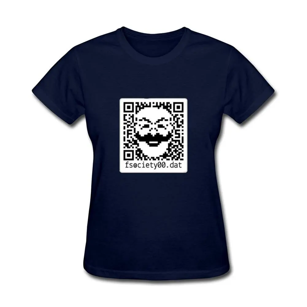 TSDFC женские забавные креативные пиксельные qr код дизайнерские футболки унисекс